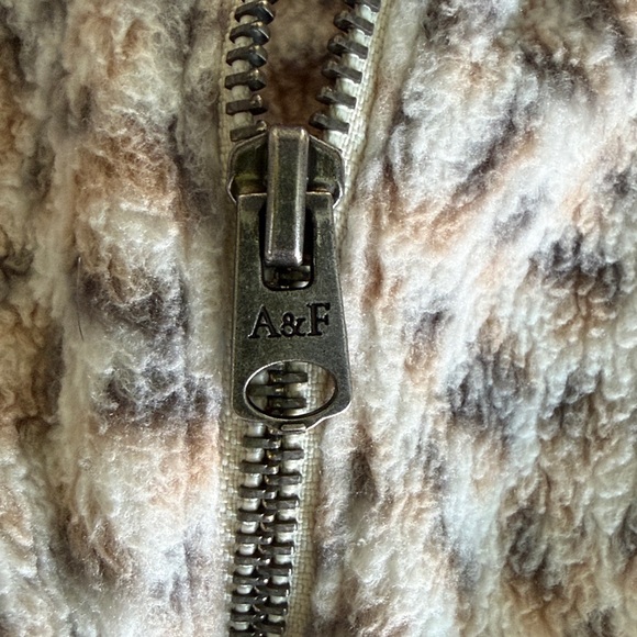 Abercrombie & Fitch Sherpa Full-Zip Jacket S - Picture 6 of 15